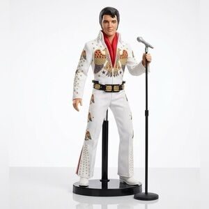Mattel Collector Edition Elvis Presley "White Eagle Jumpsuit"  Doll